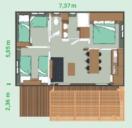 Les Lodges Chalets By Le Marintan Сен-Мішель-де-Мор'єн Екстер'єр фото